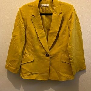 Yellow mustard Kasper Blazer